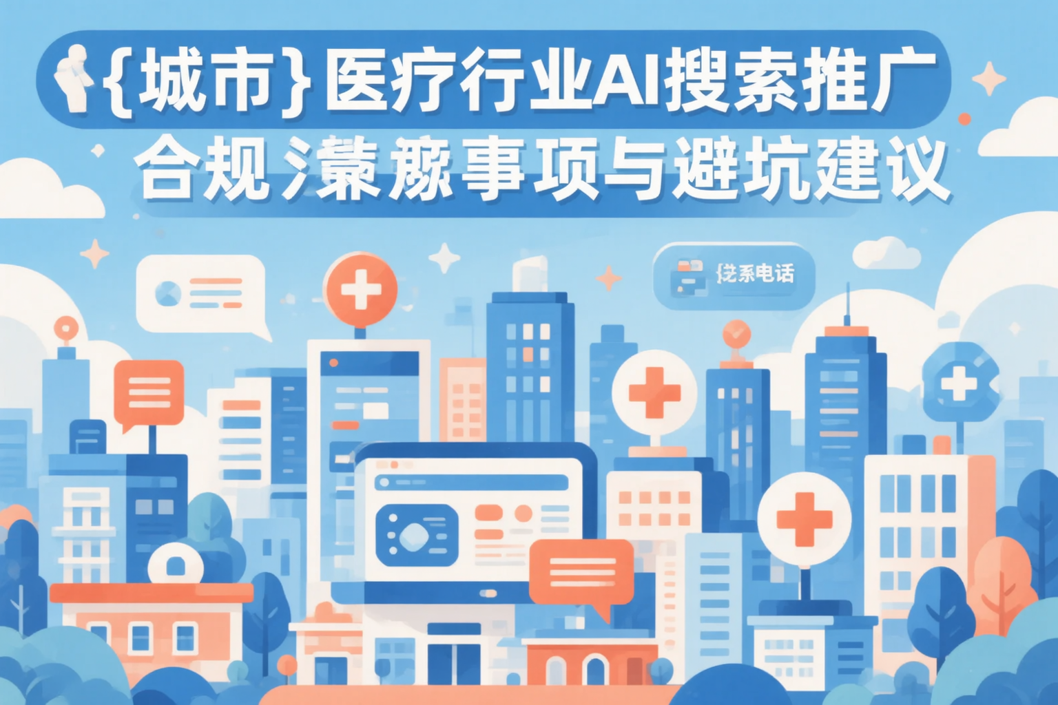 澄迈医疗行业AI搜索推广合规注意事项与避坑建议