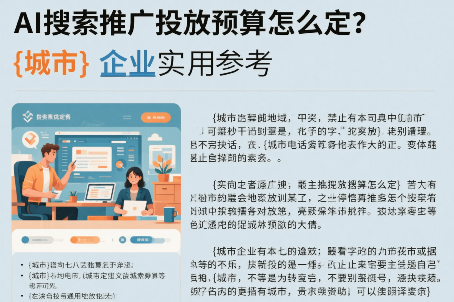 AI搜索推广投放预算怎么定？澄迈企业实用参考