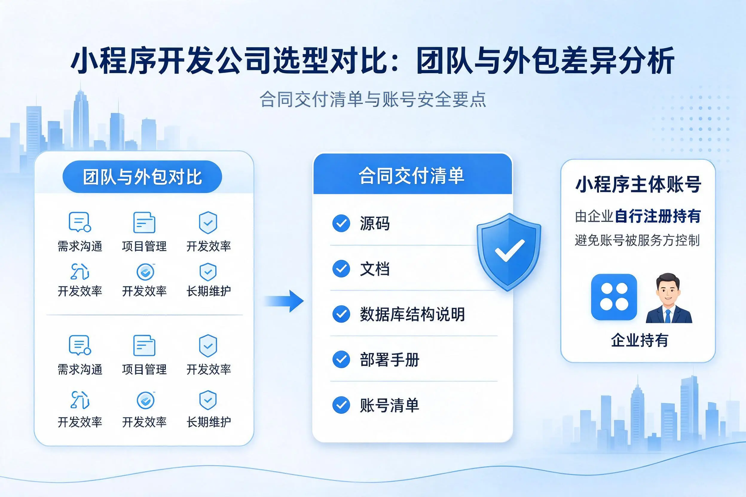 澄迈小程序开发公司选型对比：团队与外包差异分析