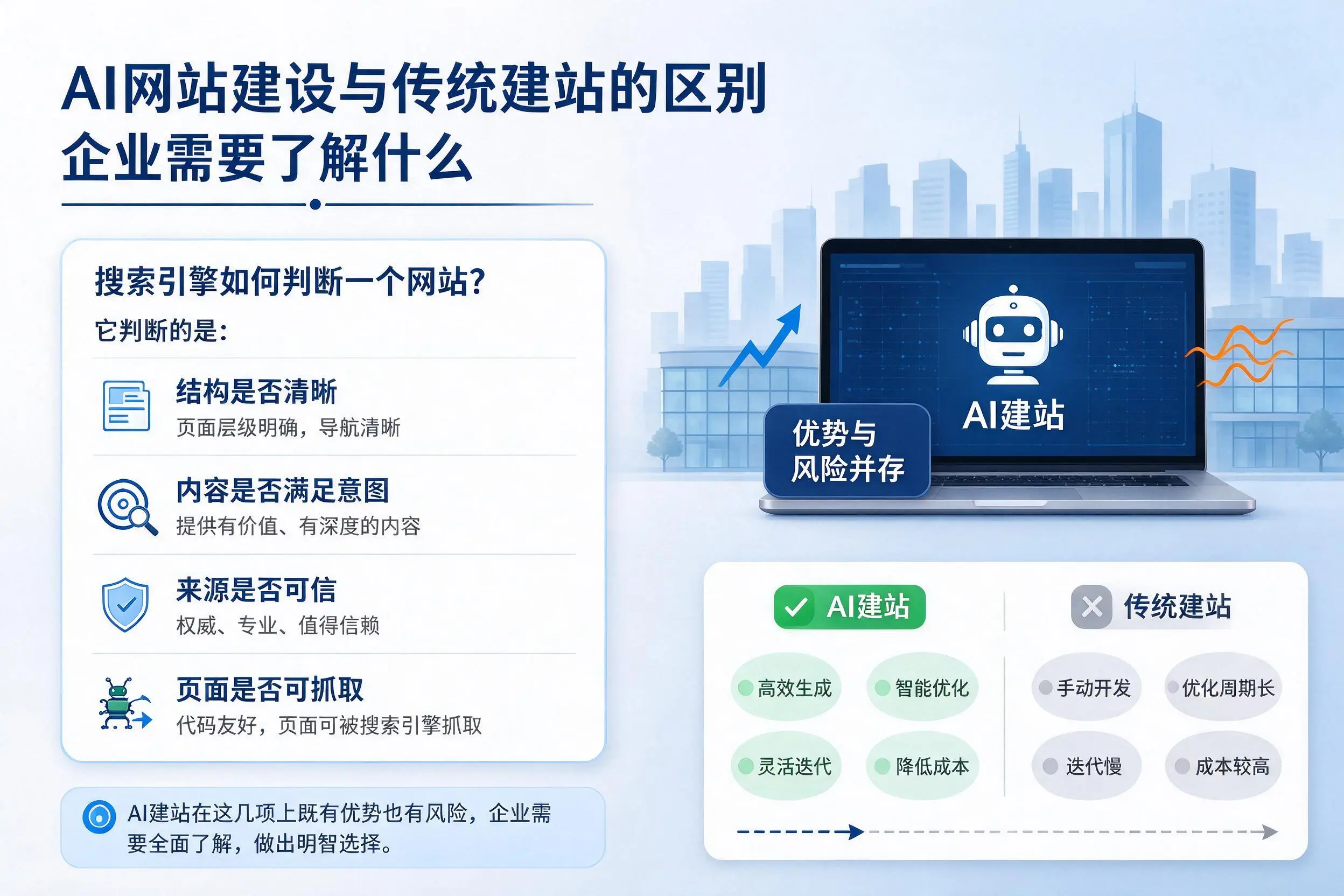 AI网站建设与传统建站的区别,澄迈企业需要了解什么
