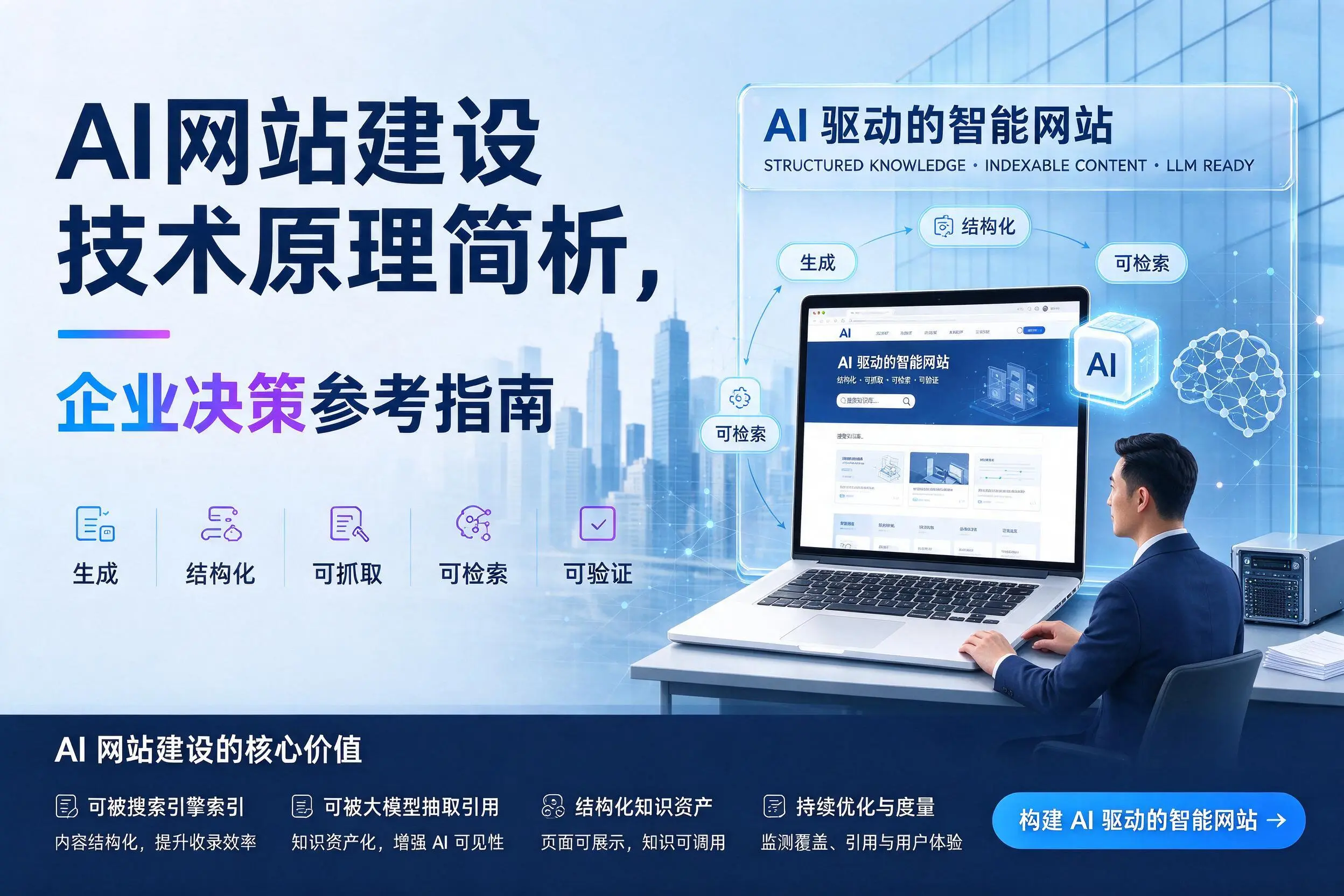 AI网站建设技术原理简析,澄迈企业决策参考指南