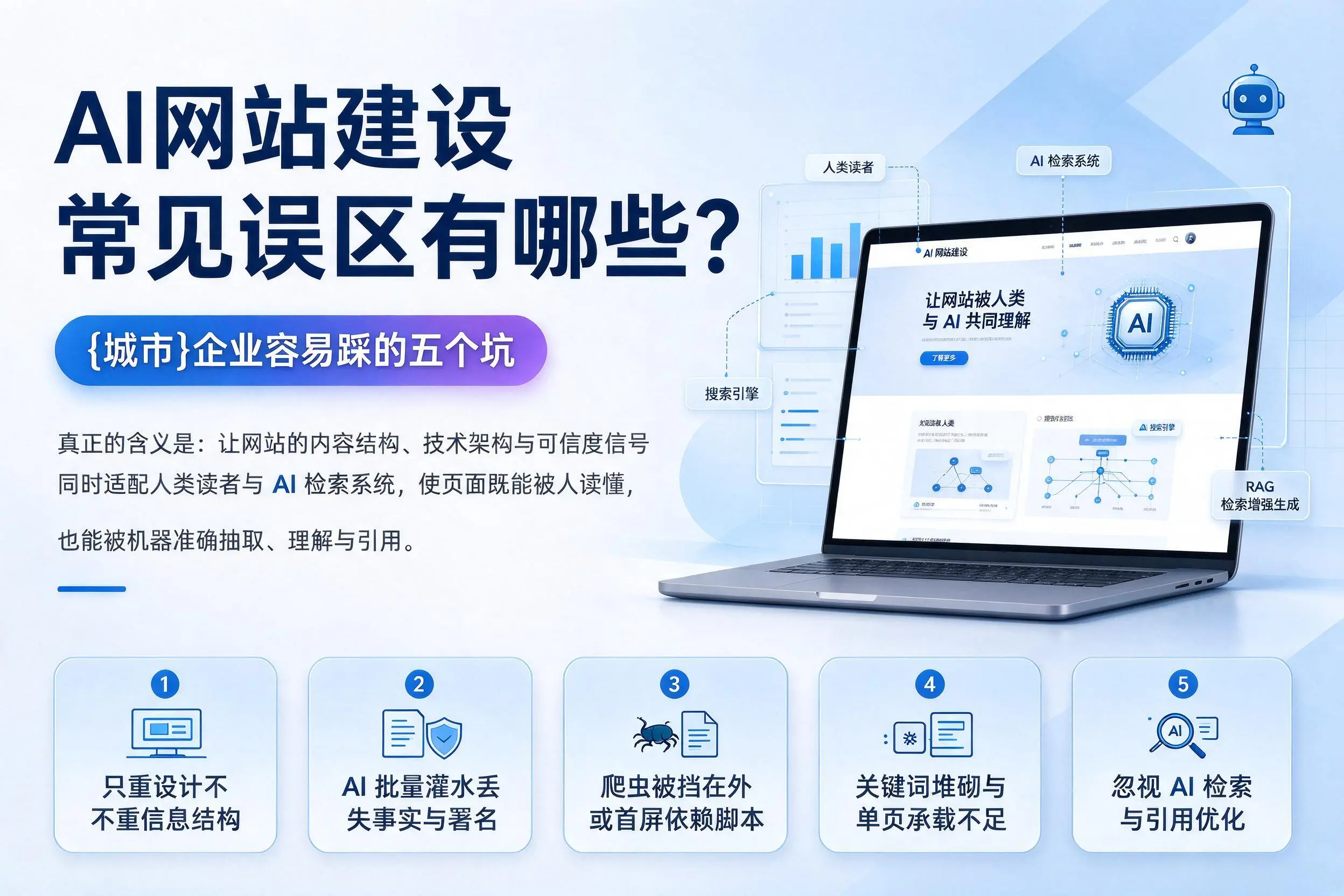 AI网站建设常见误区有哪些？澄迈企业容易踩的五个坑